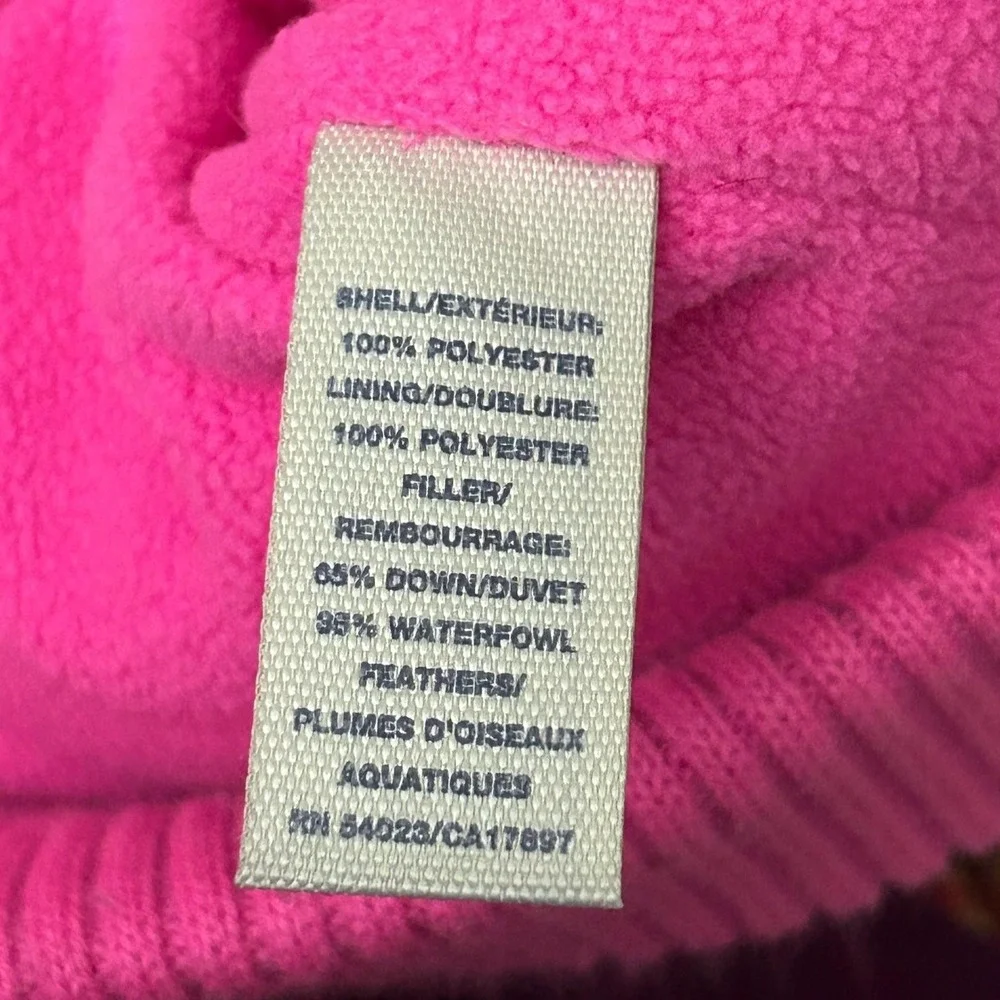 Old Navy Girls XXL Puffer Vest Hot Pink Y2K Barbiecore Fleece Lined Vintage